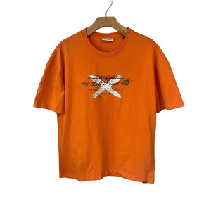 Left Point T Shirt Mens XL Orange Graphic Print NWT